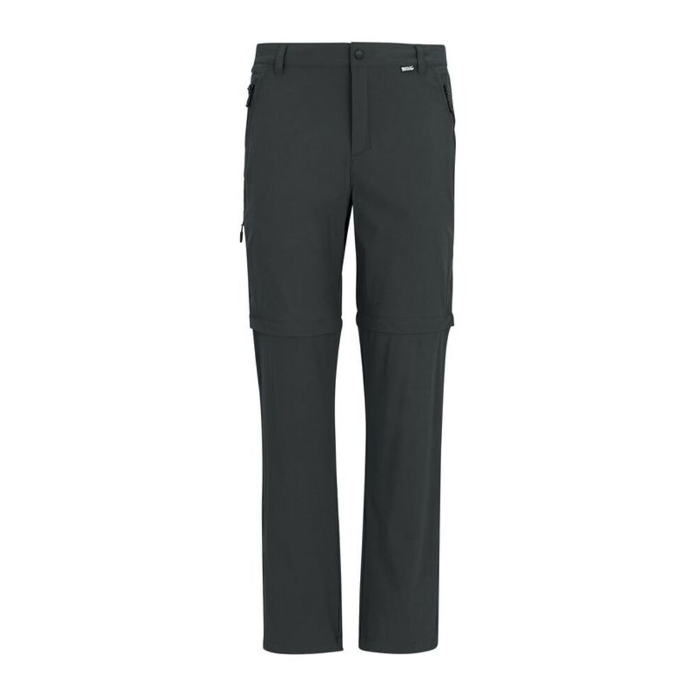 Regatta Mens Lightweight Insect Repellent Travel Cargo Pants / Ash